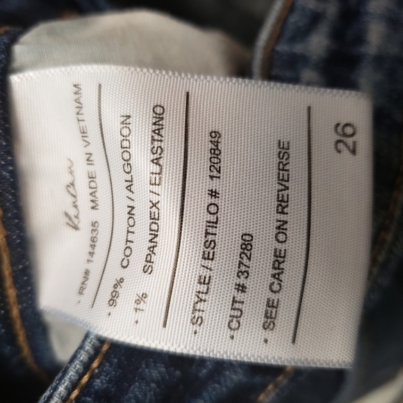 Kancan Distressed Blue Jeans Sz 26 - Picture 13 of 13